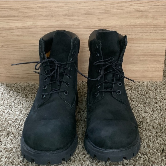 Black Suede Timberland Boots 